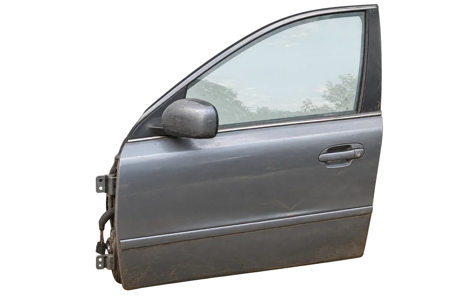 Used grey car door.